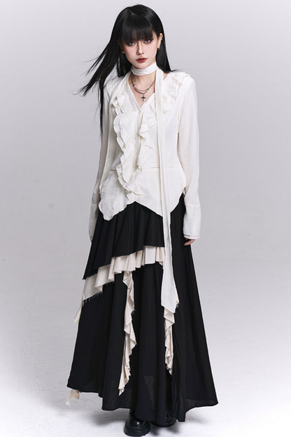 Black Ghostly Top Set