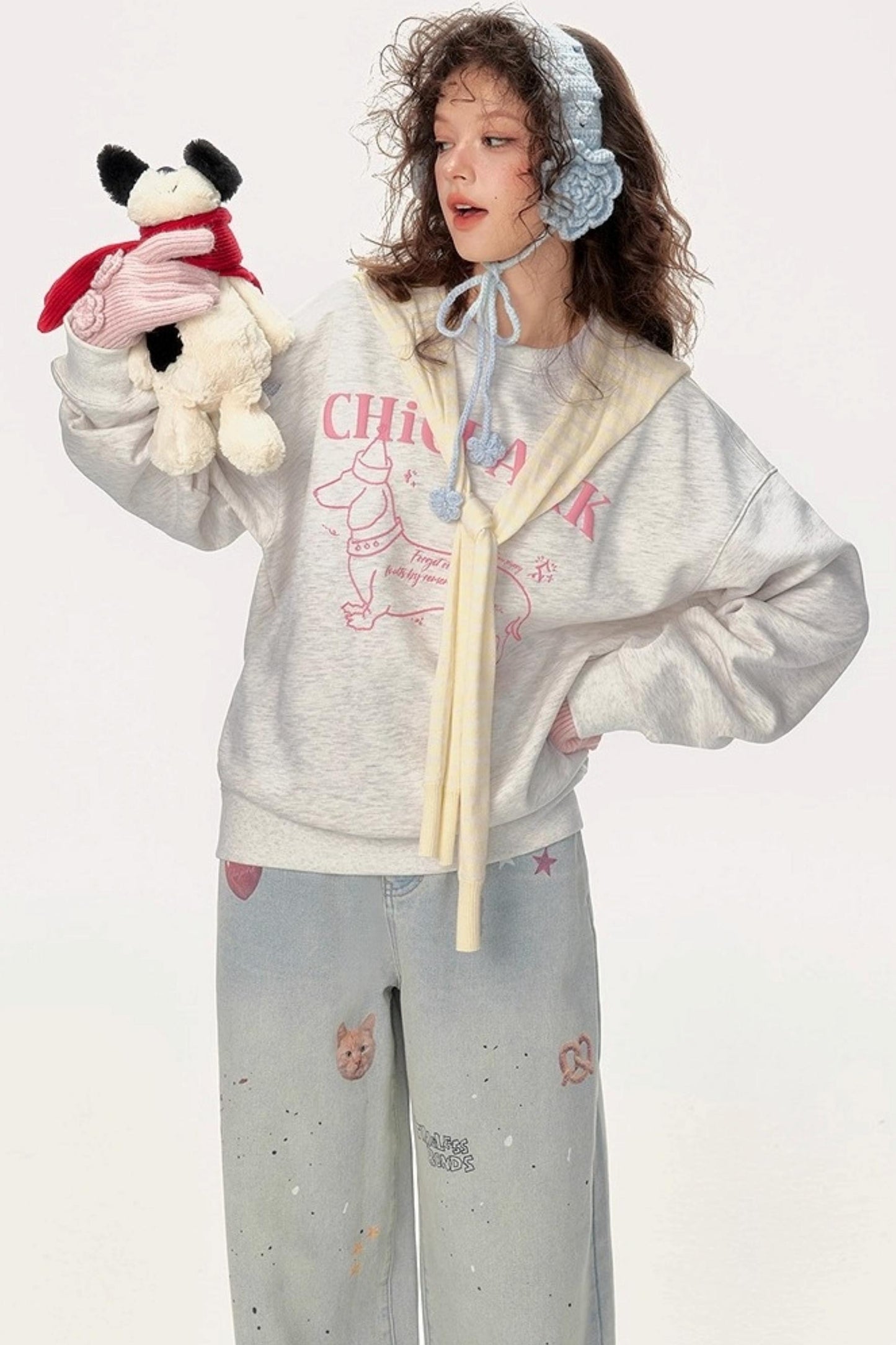 Casual Loose Sweet Pullover Top