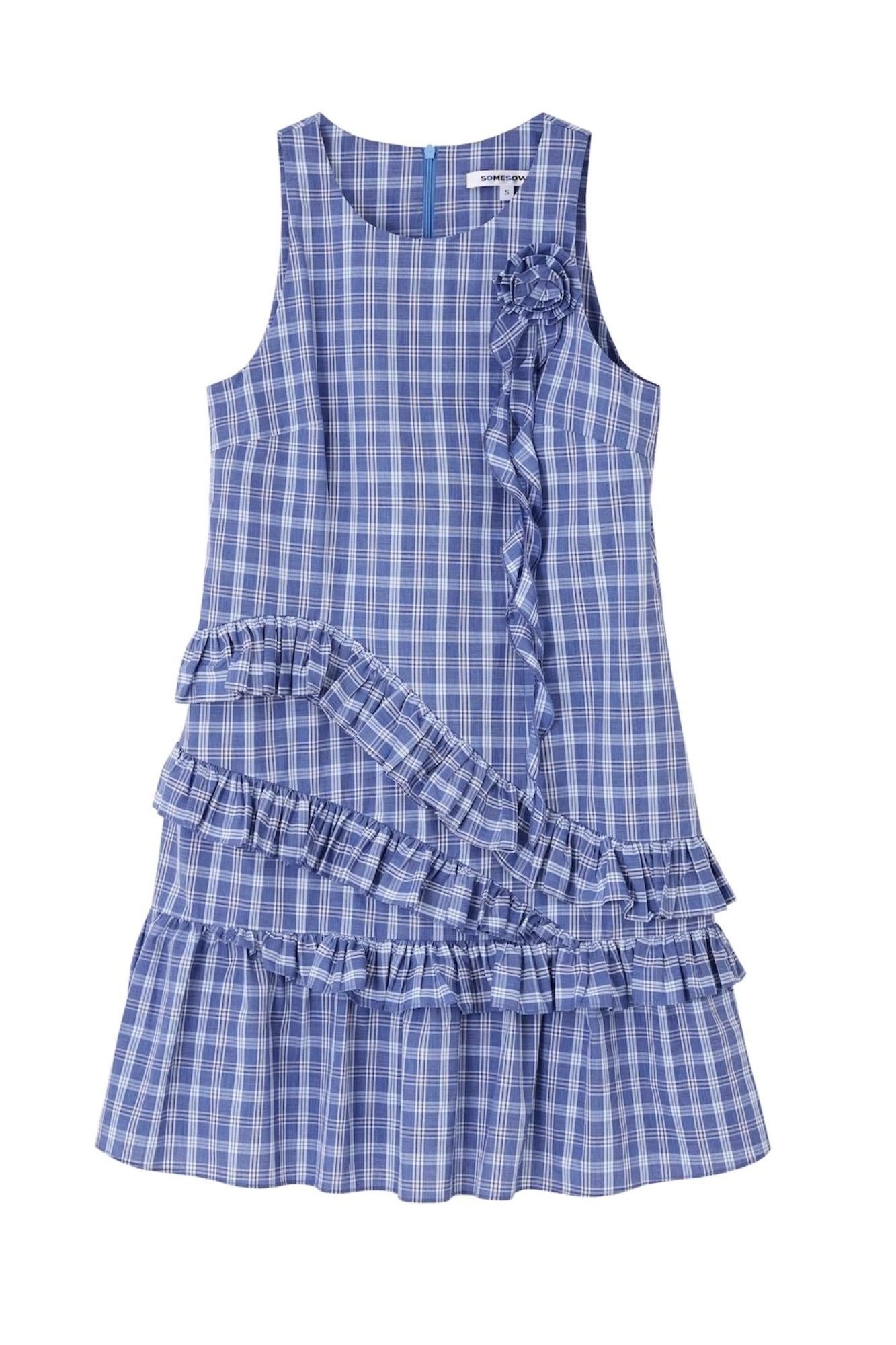 Summer Ruffle Sleeveless Dress