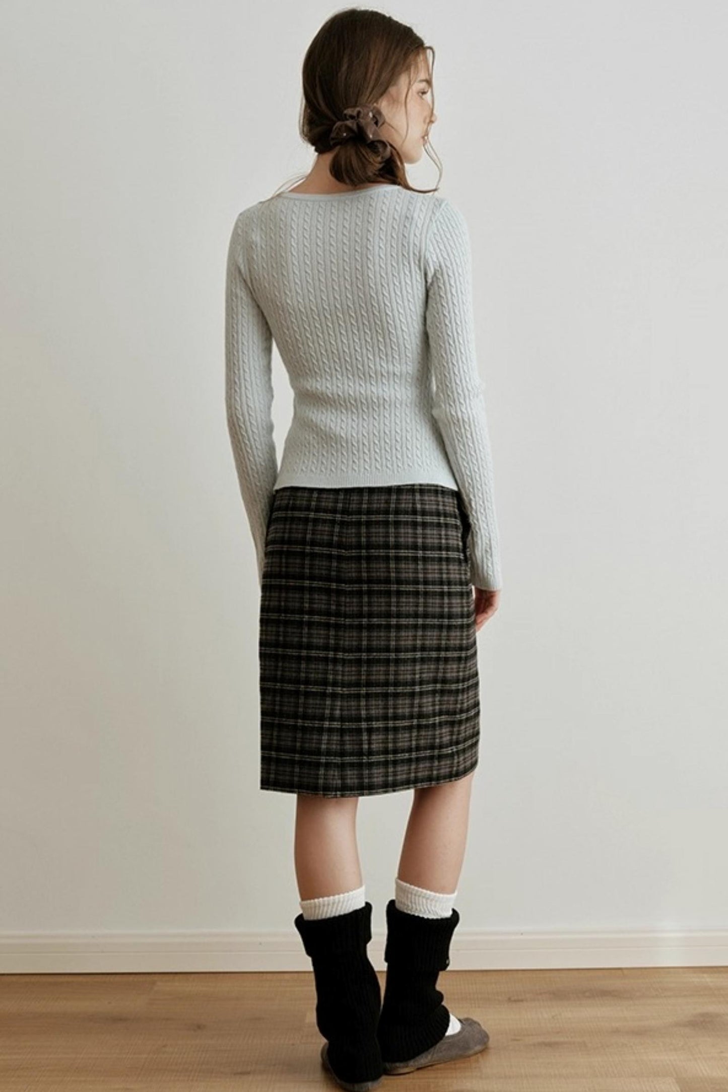 Gold Label Knitted Wool Blend Calf Sock Cover