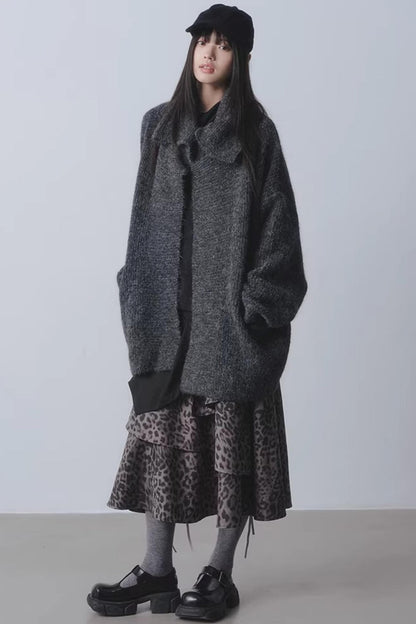 Winter Twilight Wool Cardigan