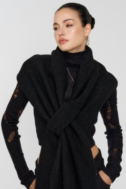 Two-Tone Wool Shawl