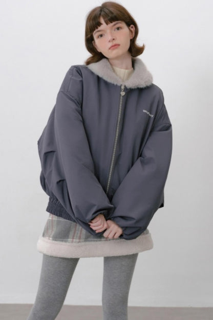 Fleece Padded Windproof Jacket