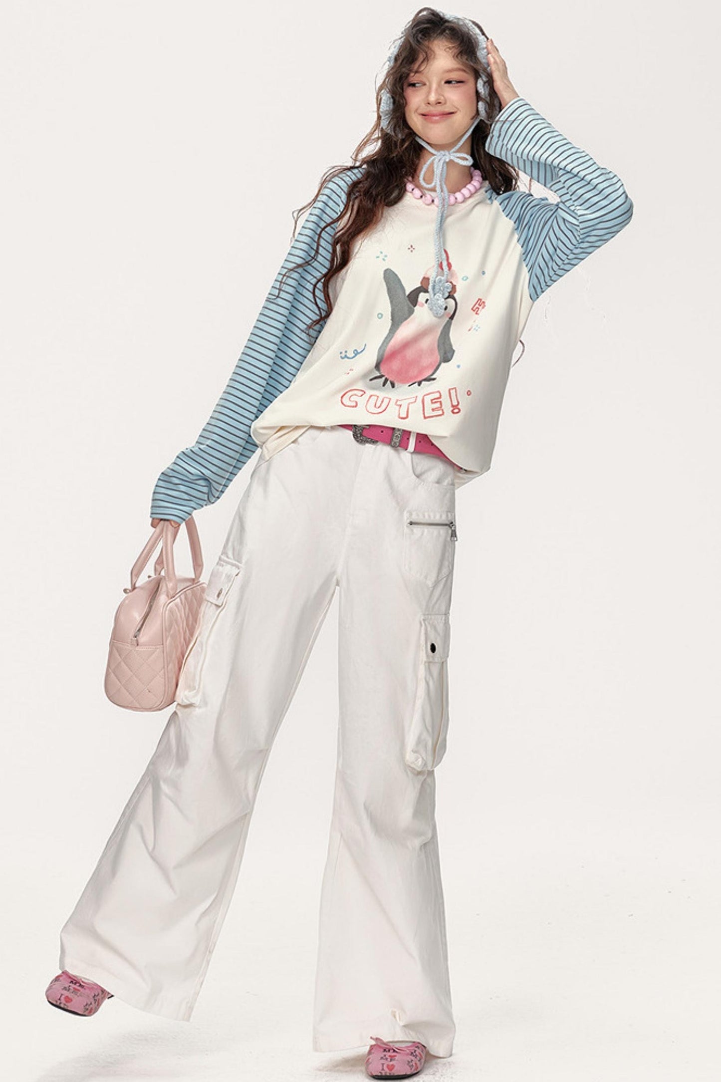 Raglan Striped T-Shirt