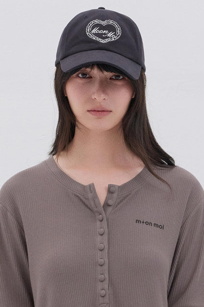 Fashionable Love Letter Embroidered Cap
