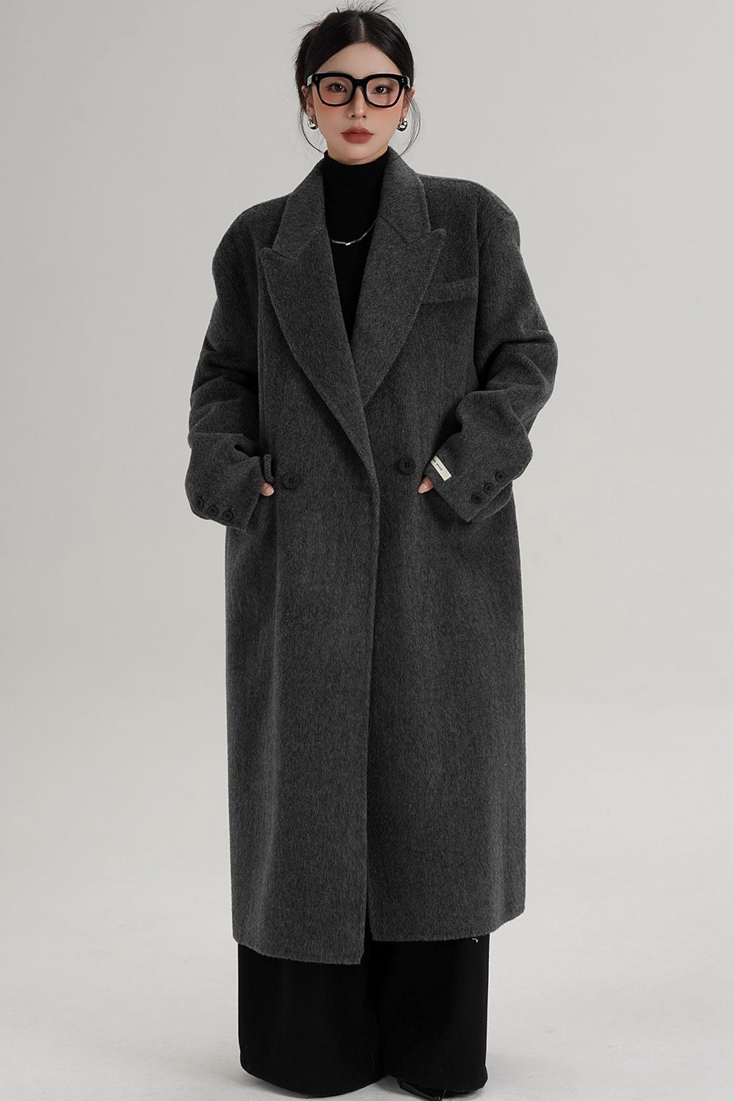 Elegant Long Wool Coat