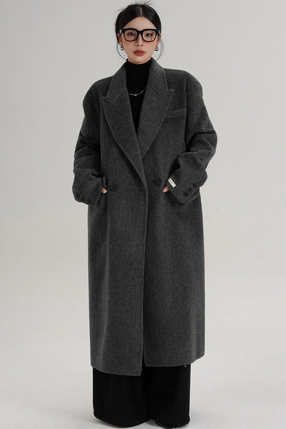 Elegant Long Wool Coat
