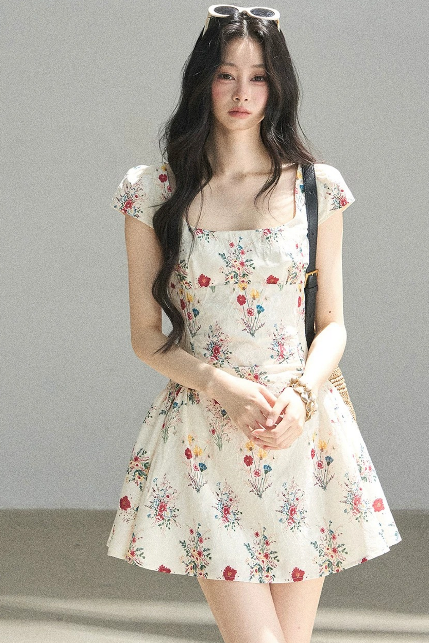 Blooming Chiffon Floral Dress