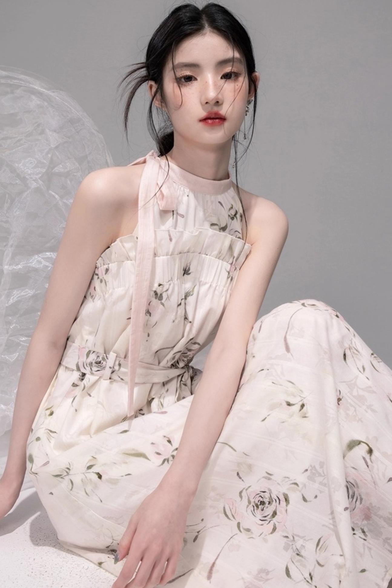 Heartbeat Muse Sea Salt Rose Dress