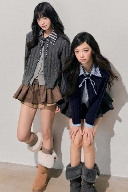 Twilight Twist Knit Cardigan