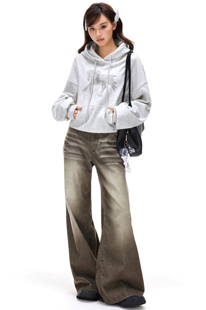 Retro Washed Corduroy Pants