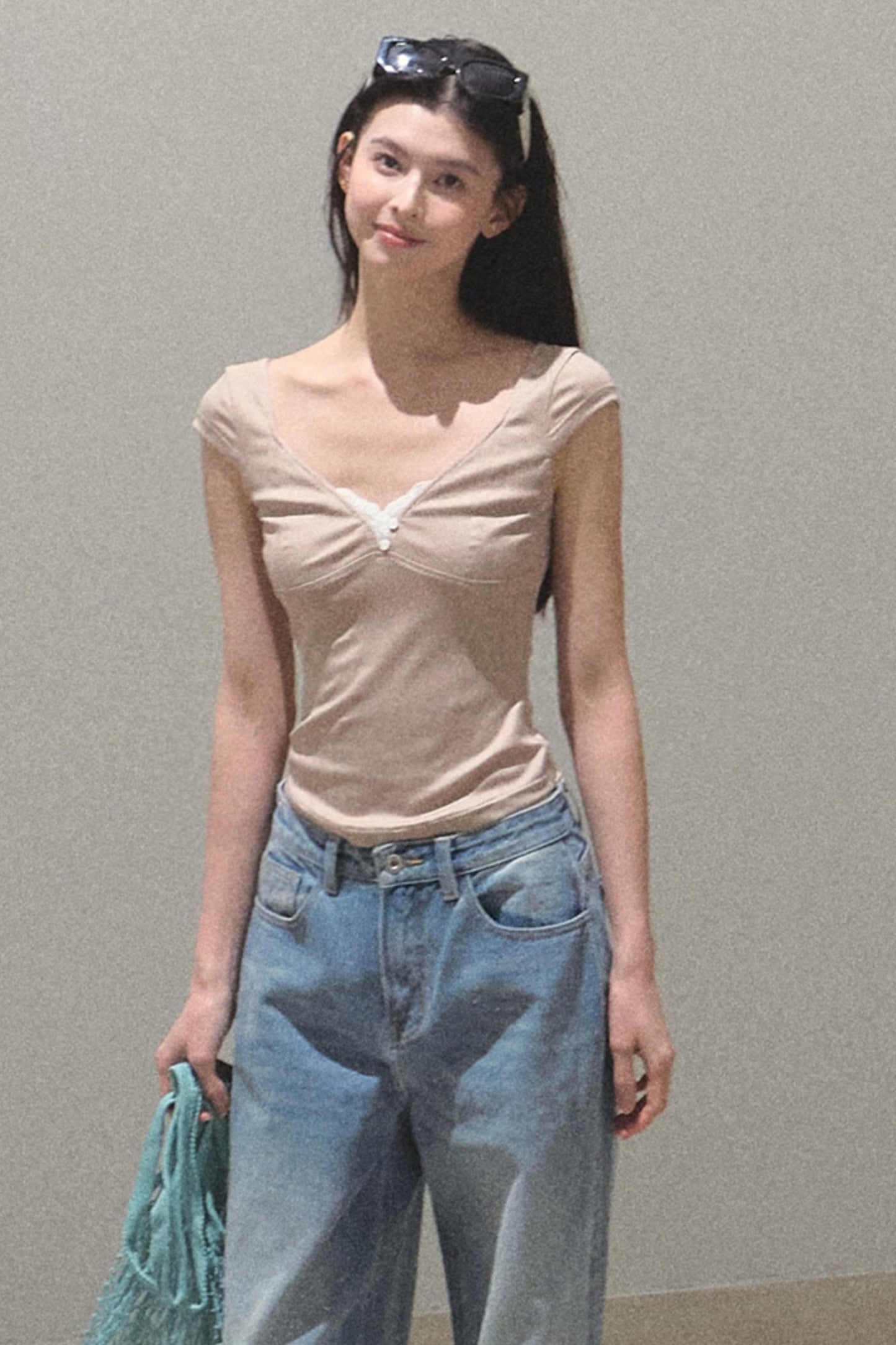 Whispering V-Neck Tee