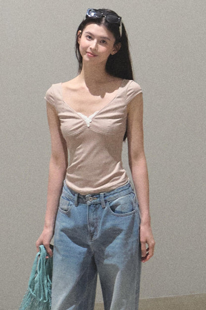 Whispering V-Neck Tee