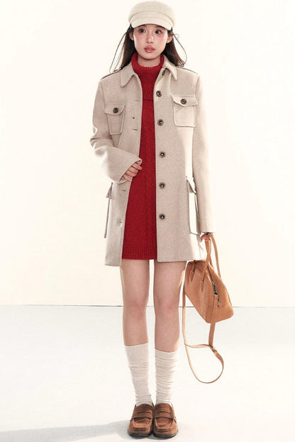 Cable Knit A-Line Dress