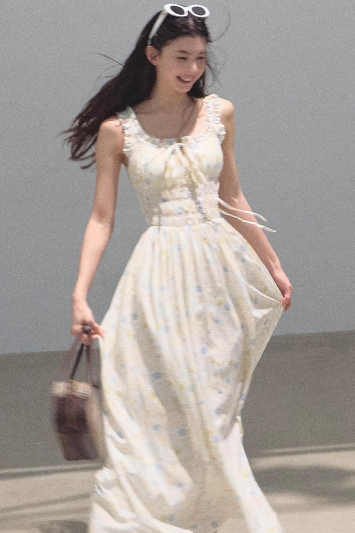 Bubbling Soda Printed Slip Dress