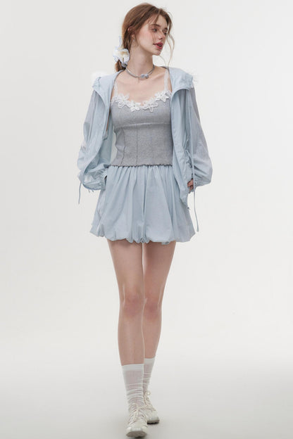 Elegant Fluff A-Line Skirt