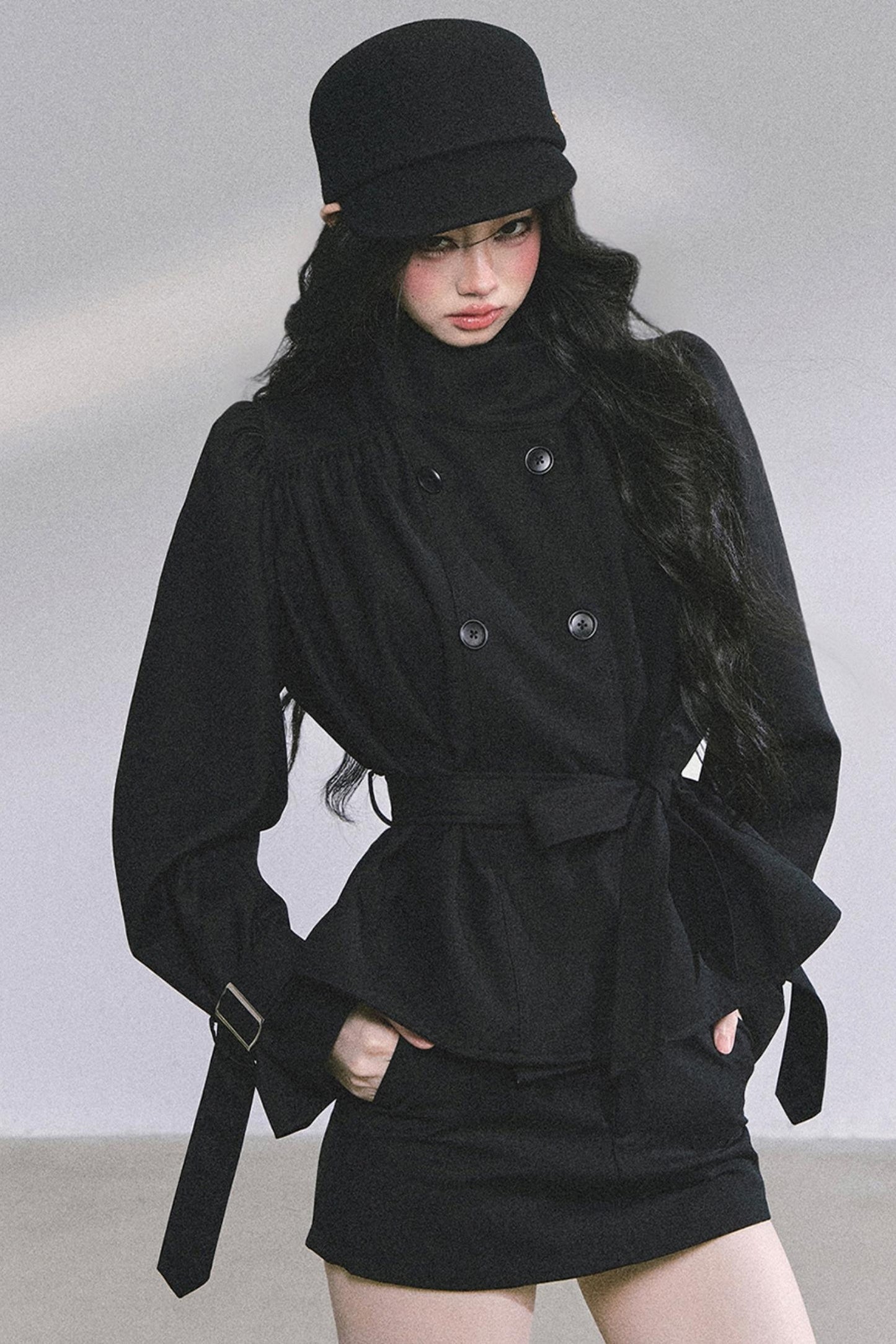 French Autumn Coat & Skirt Set-Up