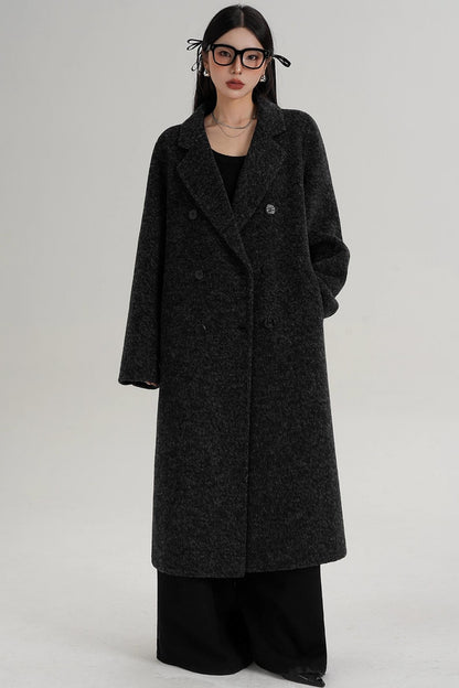 Textured Wool Suit Coat