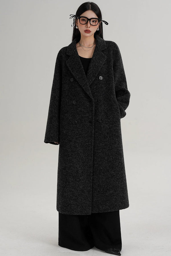 Textured Wool Suit Coat