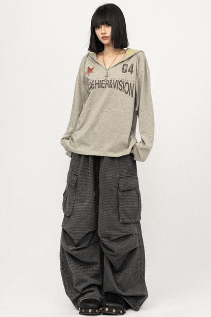 Autumn V-Neck Black Top