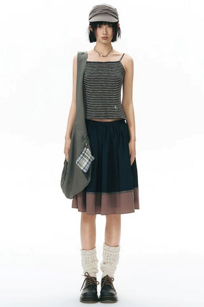 Double-Sided Button Crossbody Bag
