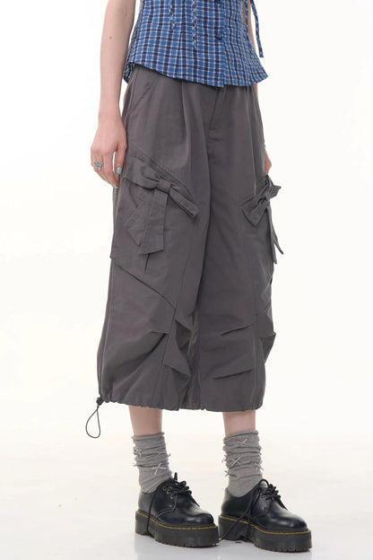 Chic Bow-Waist Trousers