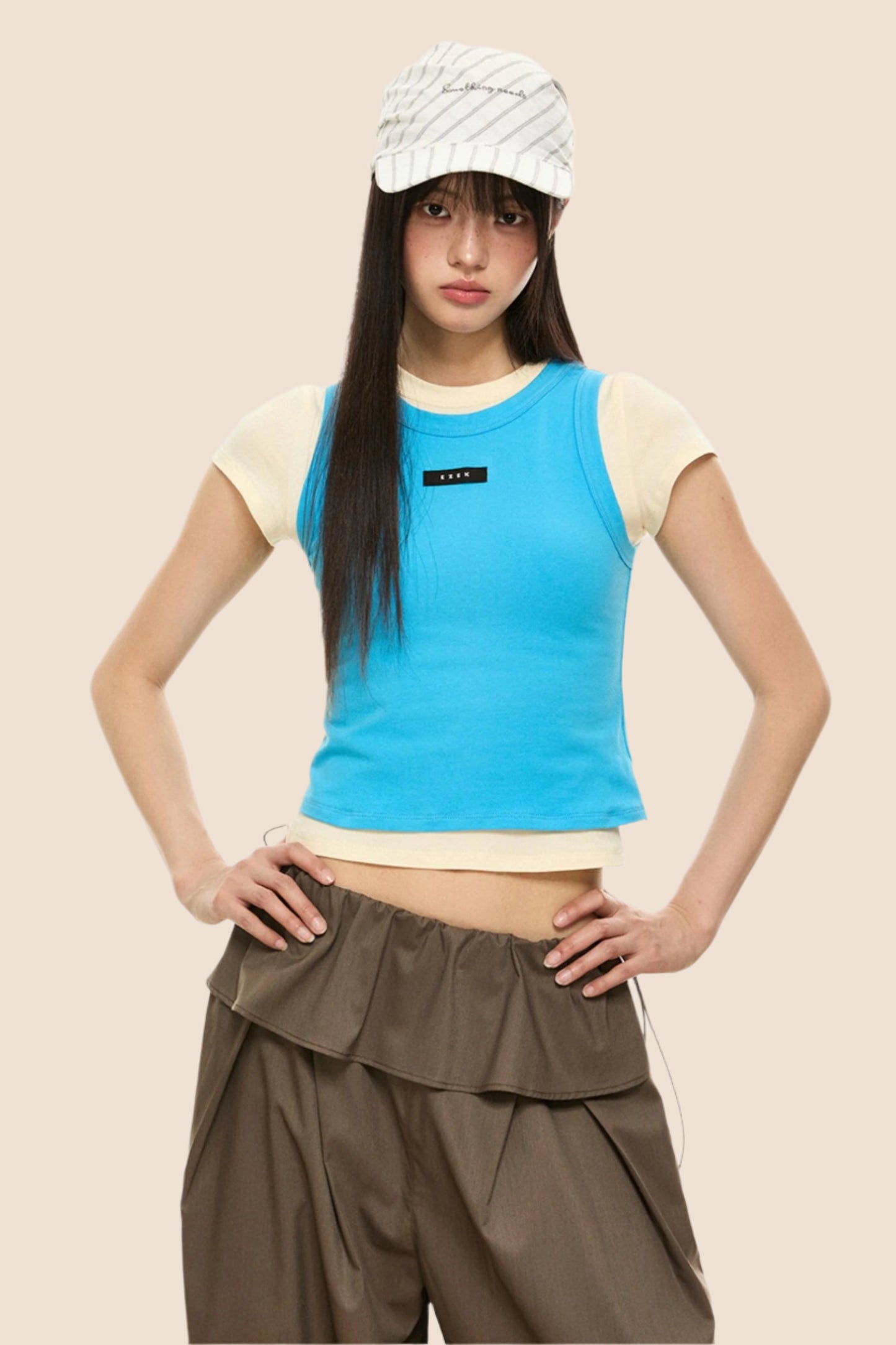 Colorblock T-Shirt Set
