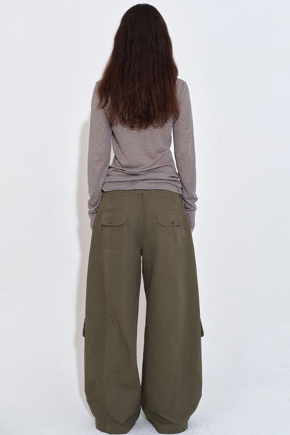 Olive Green Styling Slacks