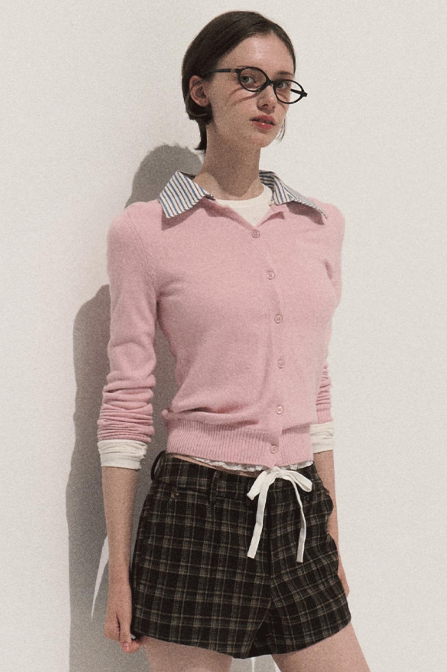 Slim Fit Wool Knit Top