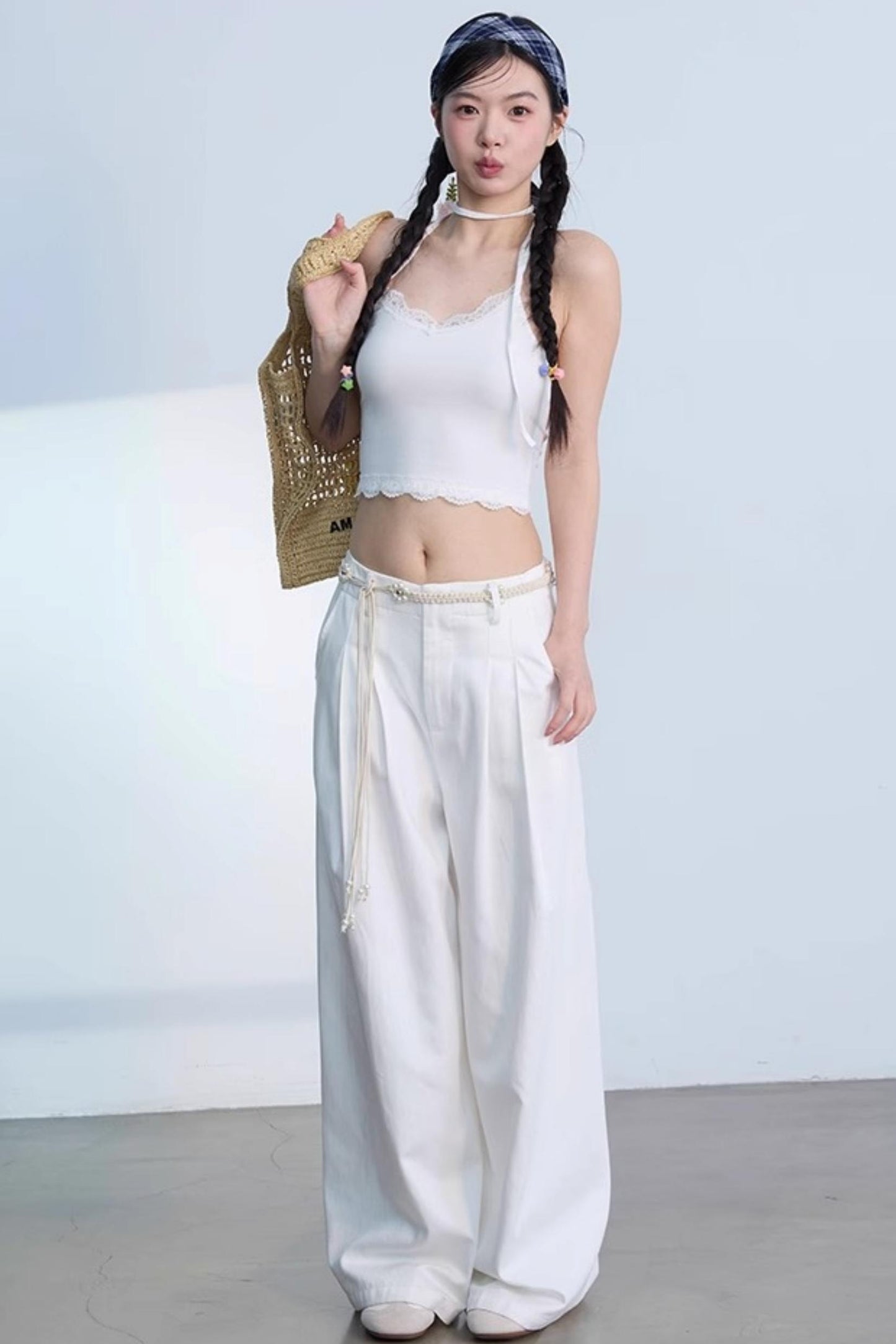 Lace-Back Camisole Bra Top