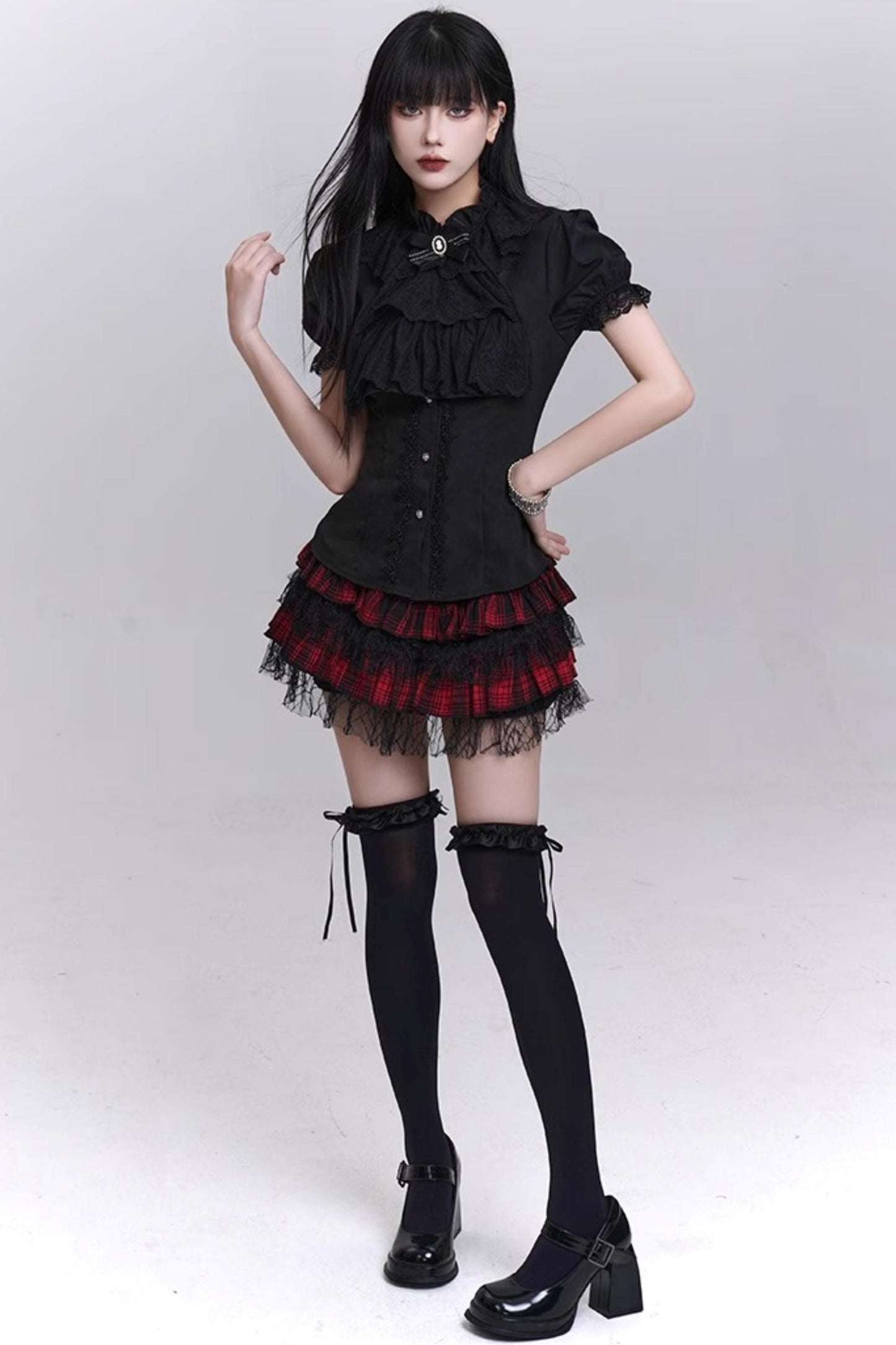 Gothic Ghost Black Shirt