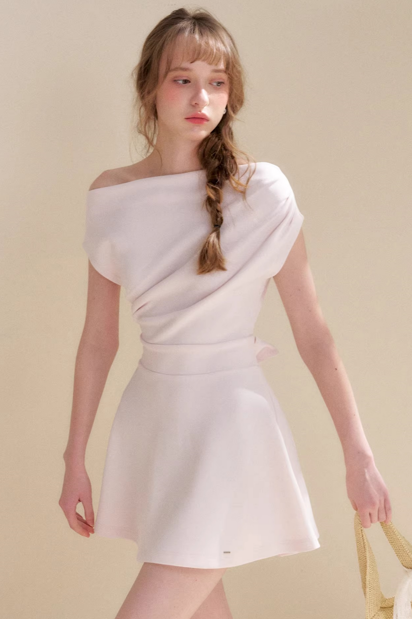 Romantic French Bow-Tie Dress