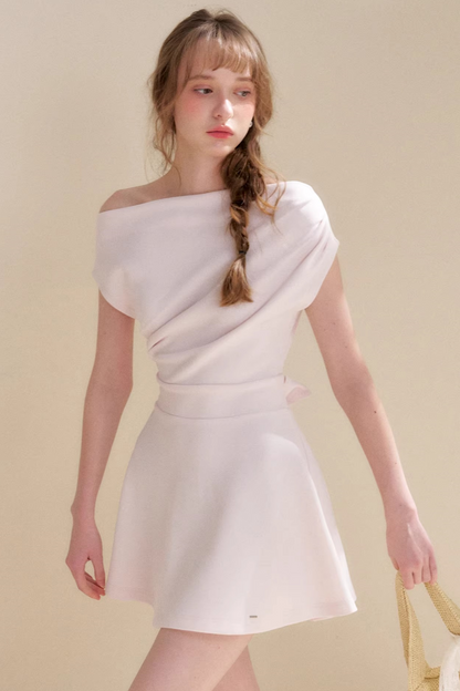 Romantic French Bow-Tie Dress