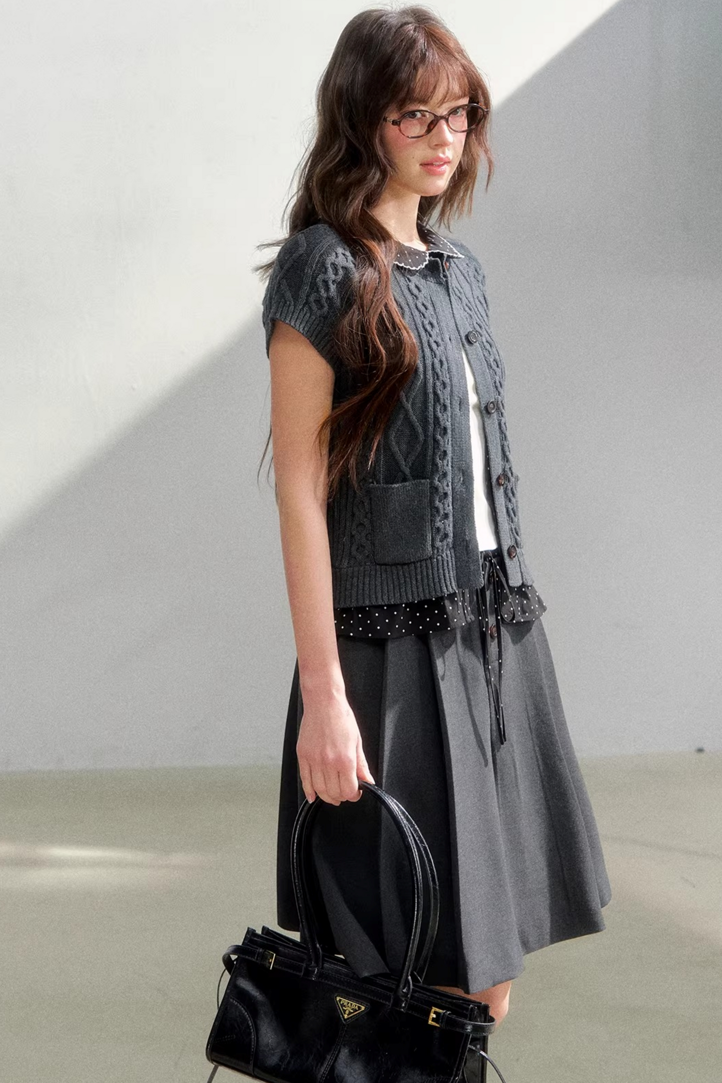 Knit College Sweater