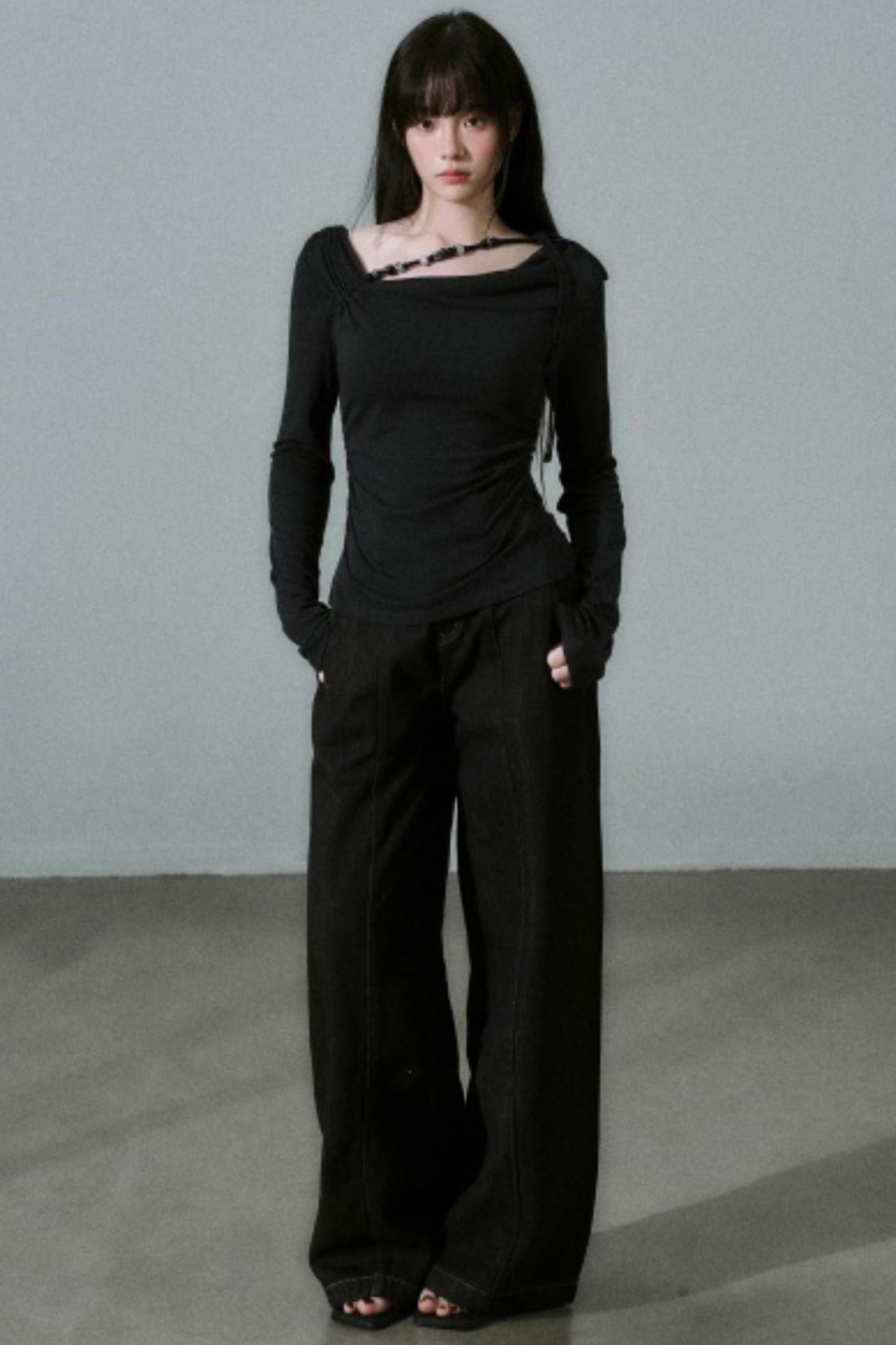 Handmade Beaded Tencel Top