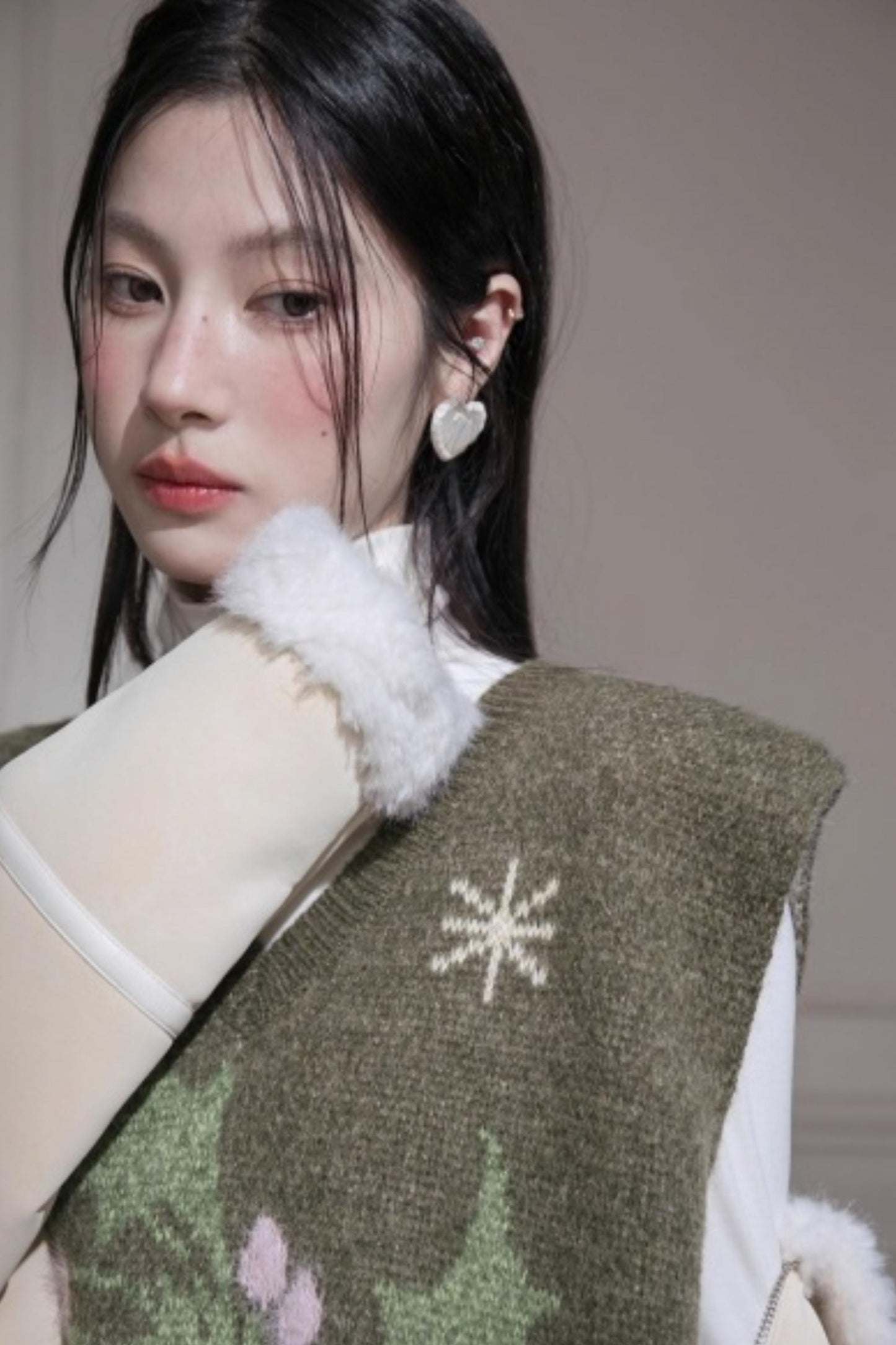 Pine Needle Knit Dress