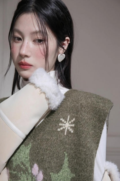 Pine Needle Knit Dress