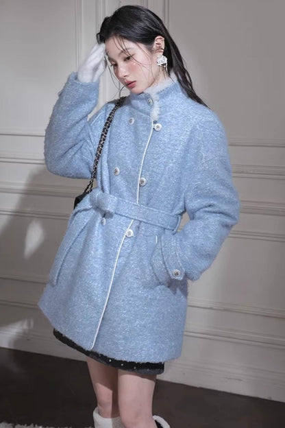 Blue Island Wool Coat