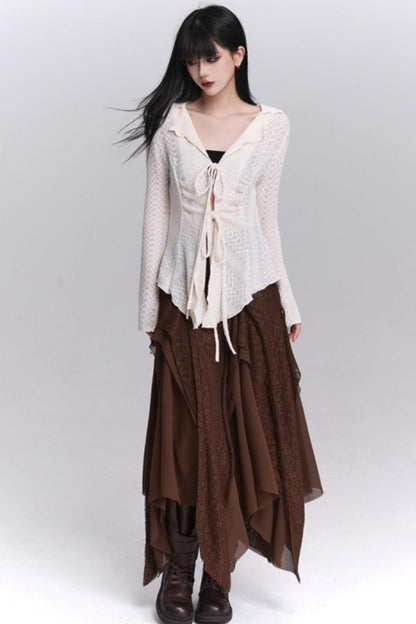 Ghost Girl Knitted Cardigan