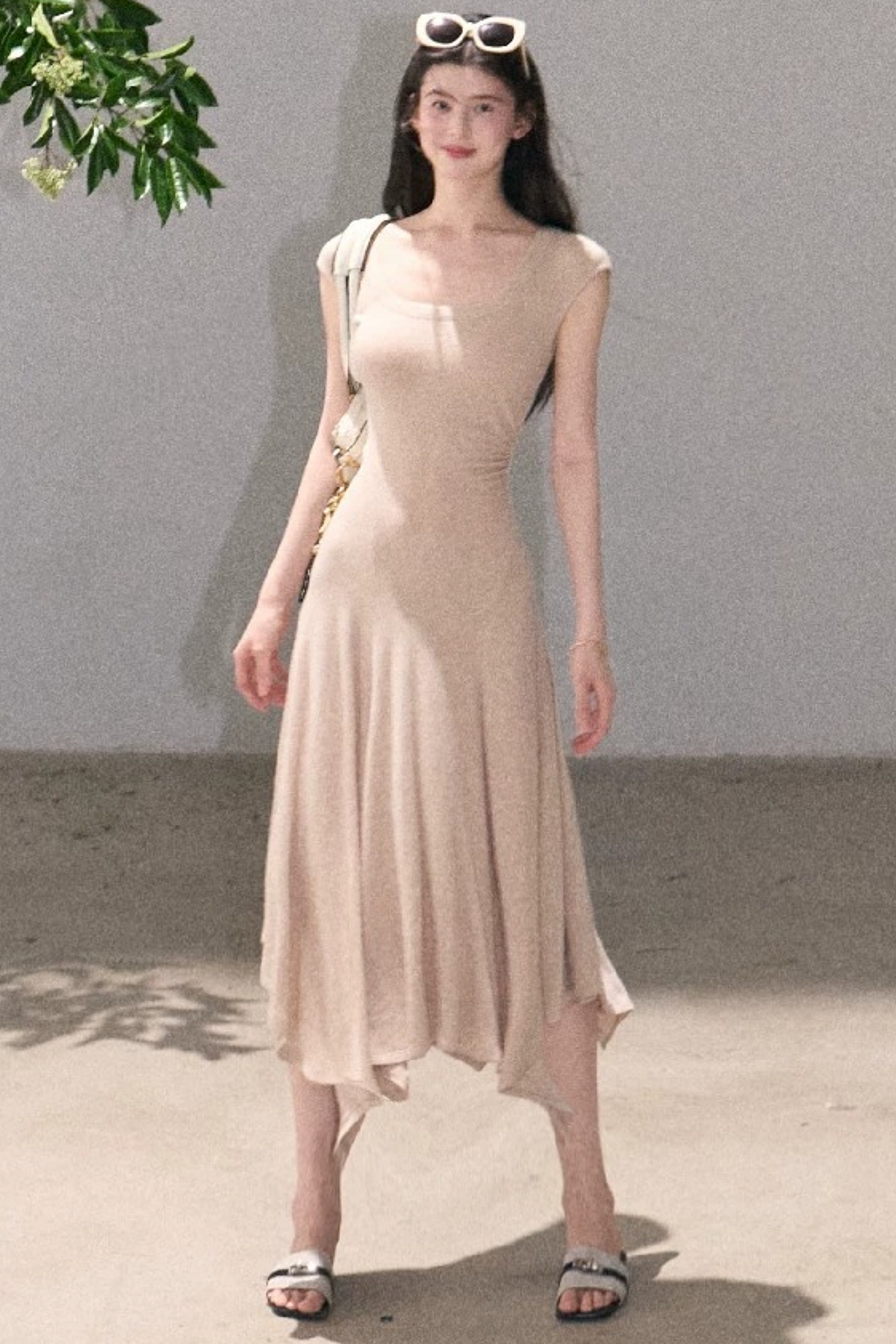 Lyocell Irregular Wool Dress