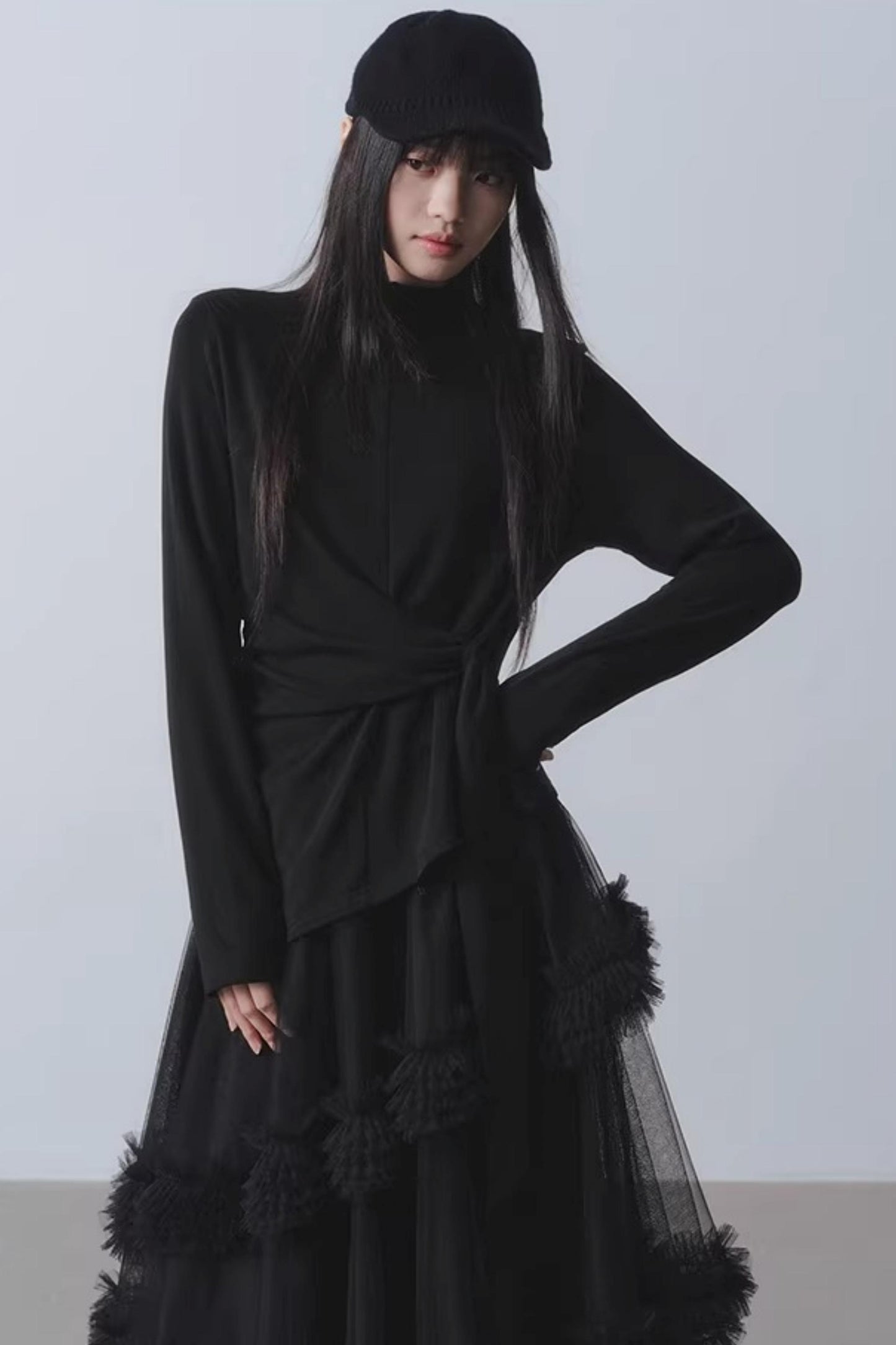 Black Alocasia Base Layer Top