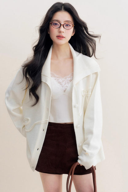 Lazy Sheep Wool Knit Cardigan