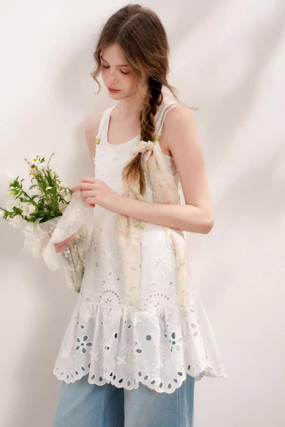 Island Chic Beaded Halter Dress