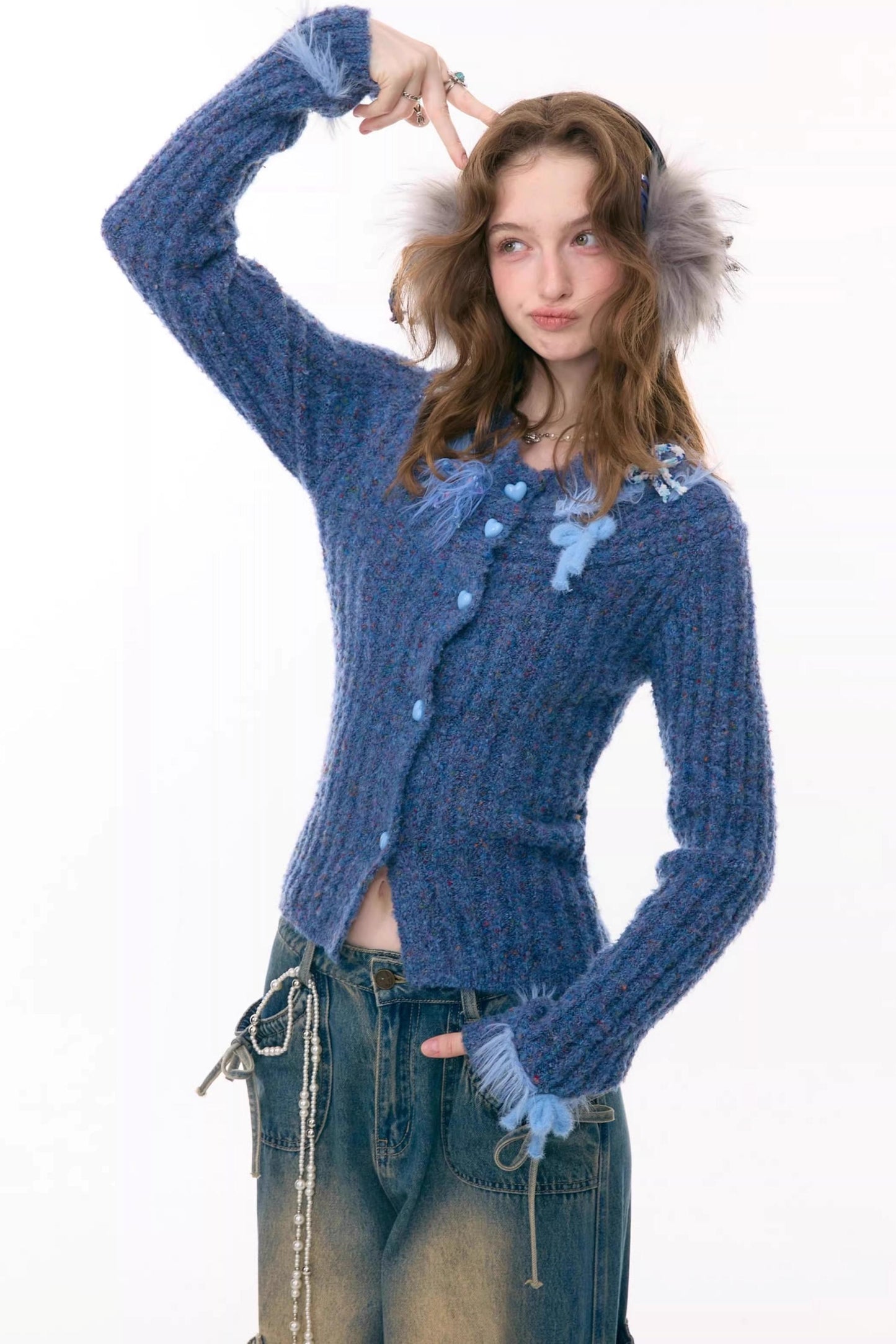 Mist Harbor Fleece Cardigan