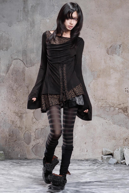 Vintage Patchwork Knitted Top