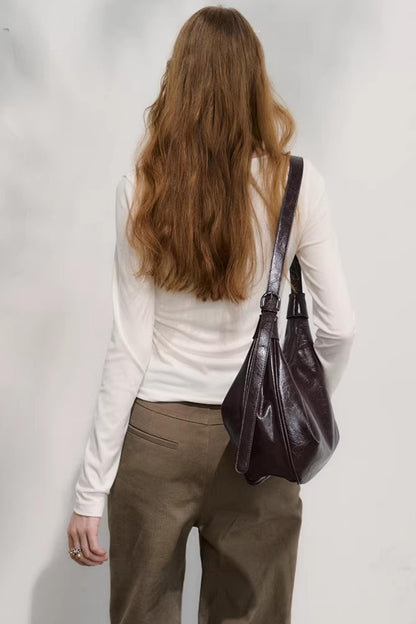 Cloud Cedar Lace Patchwork Top