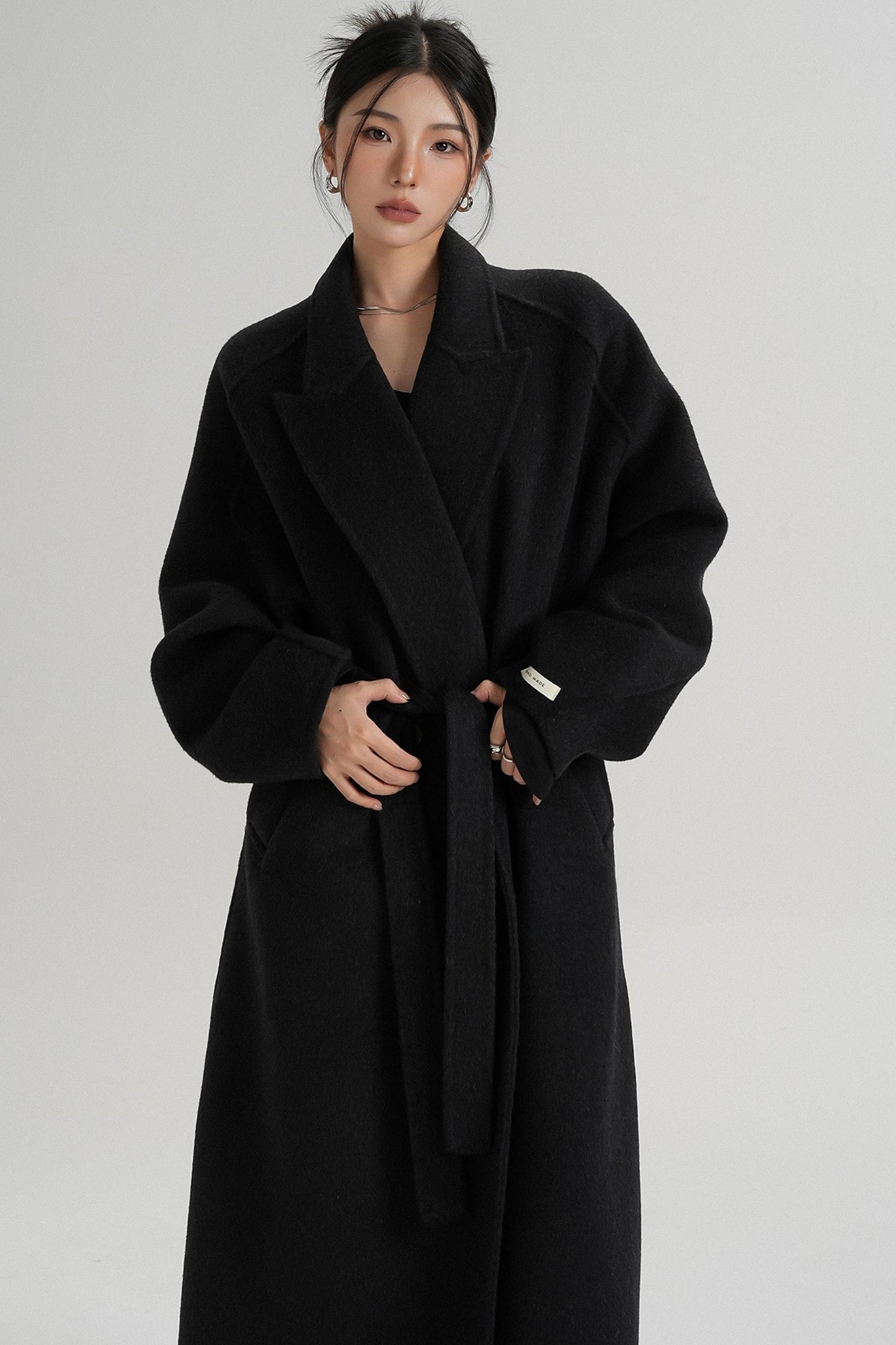Minimalist Wool Long Jacket