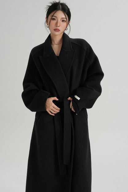 Minimalist Wool Long Jacket