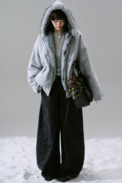 Casual Plush Reversible Jacket