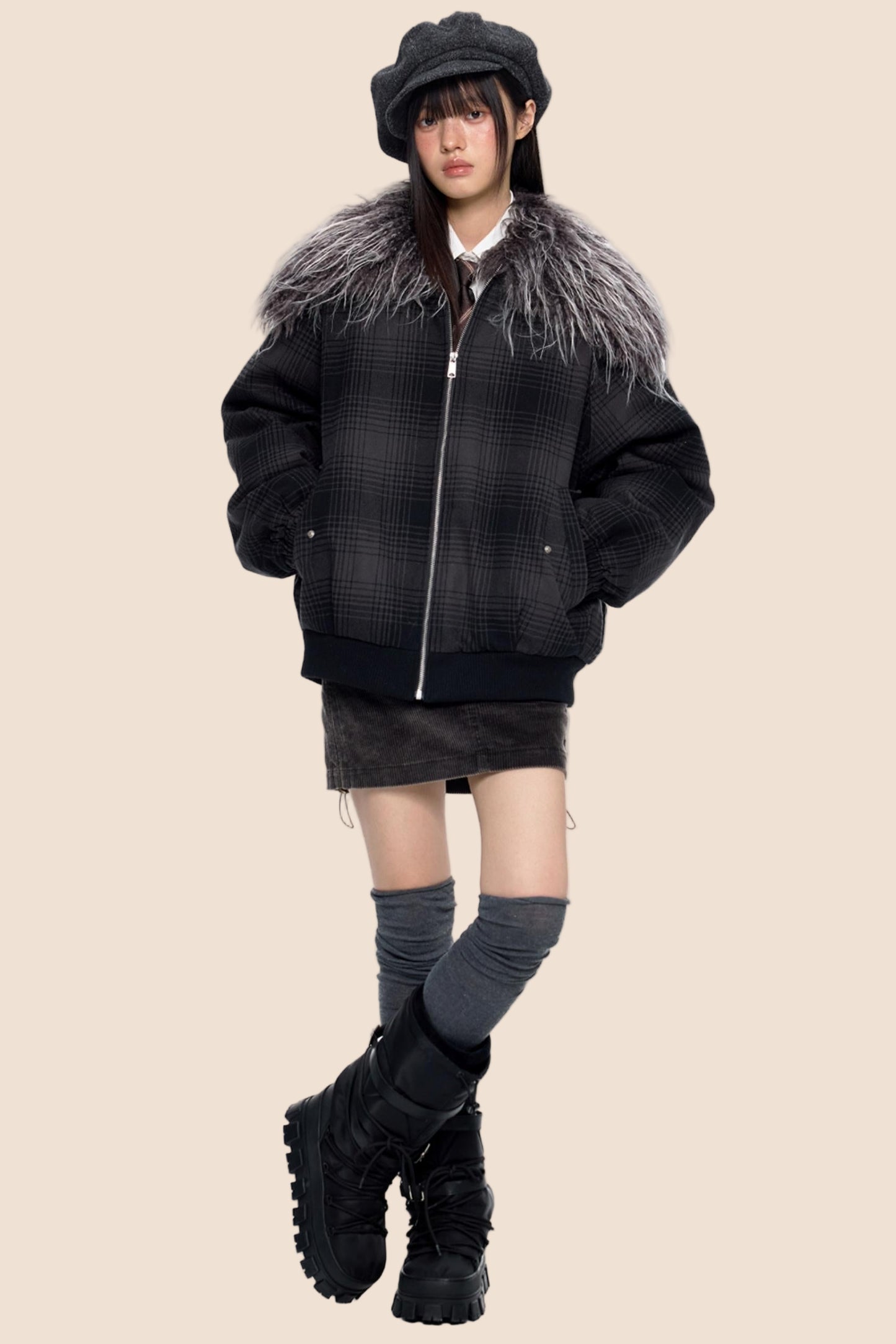 Shawl Plaid Cotton Jacket